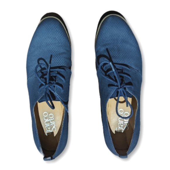 NEW FRANCO SARTO Genuine Leather Sneaker Style Shoes Size 6 - Picture 1 of 4